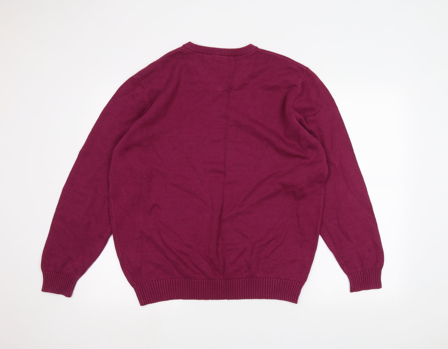 Maine New England Mens Purple   Pullover Jumper Size L