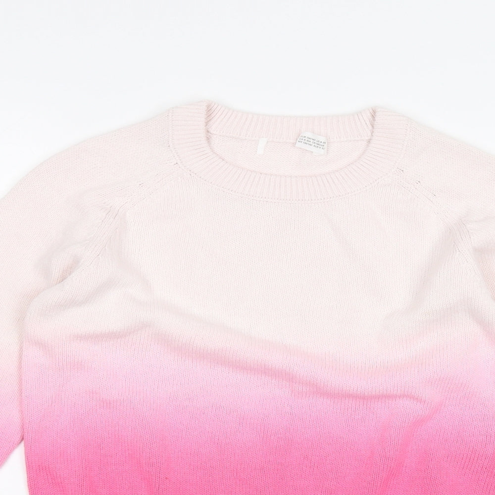 H&M Girls White   Pullover Jumper Size 9-10 Years