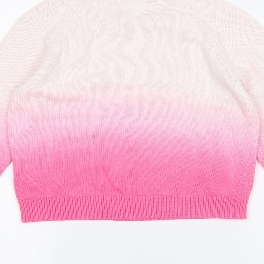 H&M Girls White   Pullover Jumper Size 9-10 Years