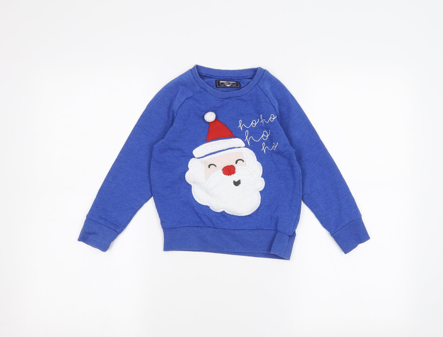 NEXT Boys Blue   Pullover Jumper Size 3-4 Years  - Christmas