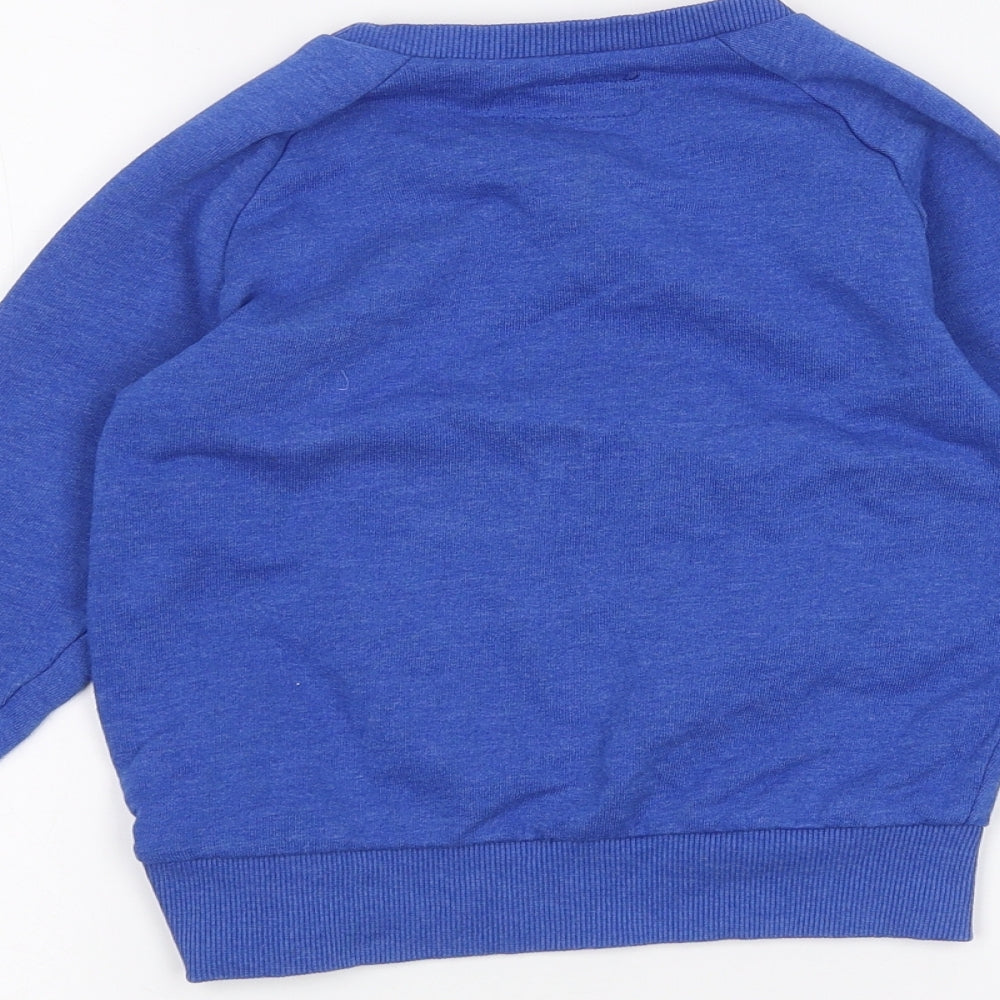 NEXT Boys Blue   Pullover Jumper Size 3-4 Years  - Christmas