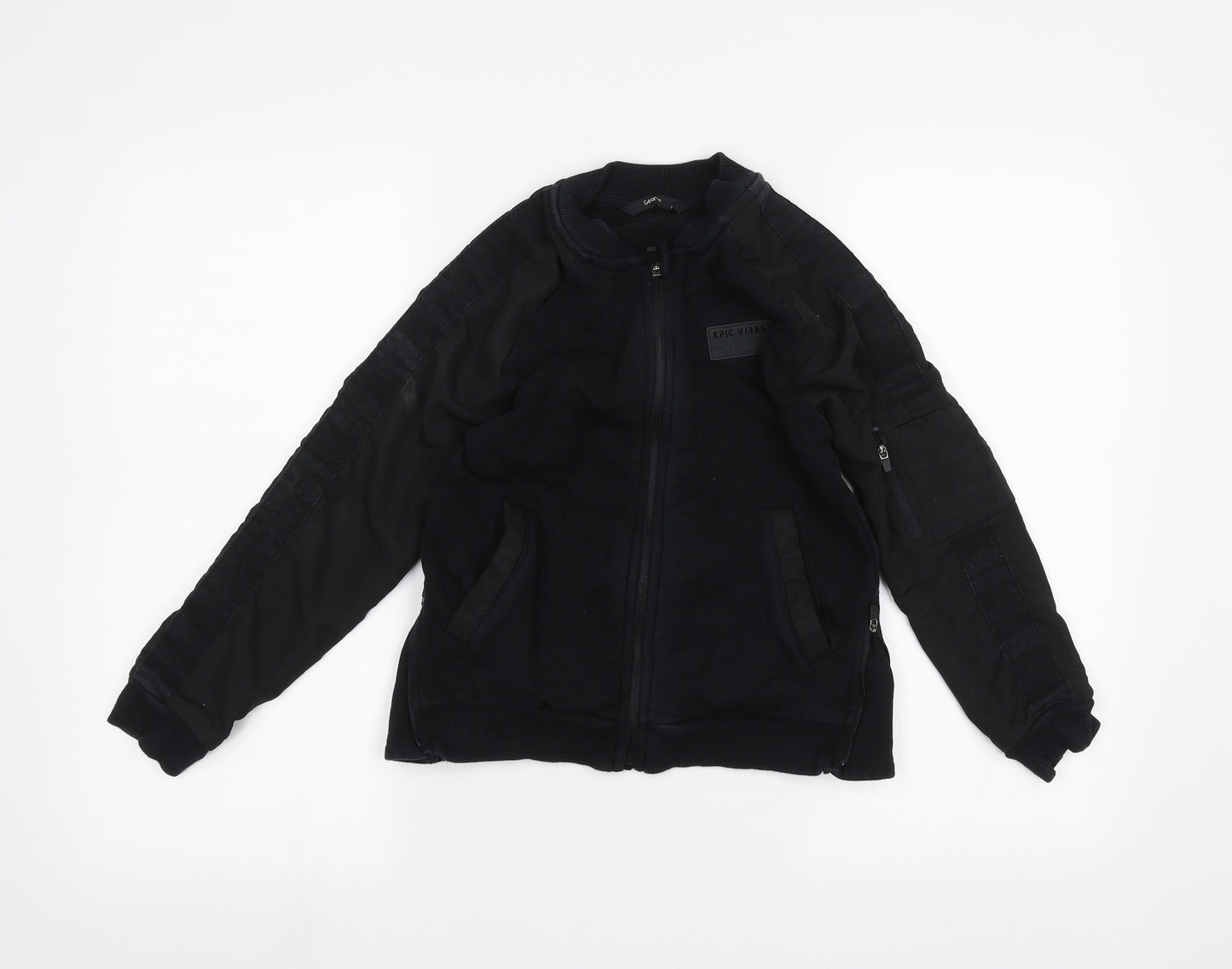 George Boys Black   Jacket  Size 8-9 Years