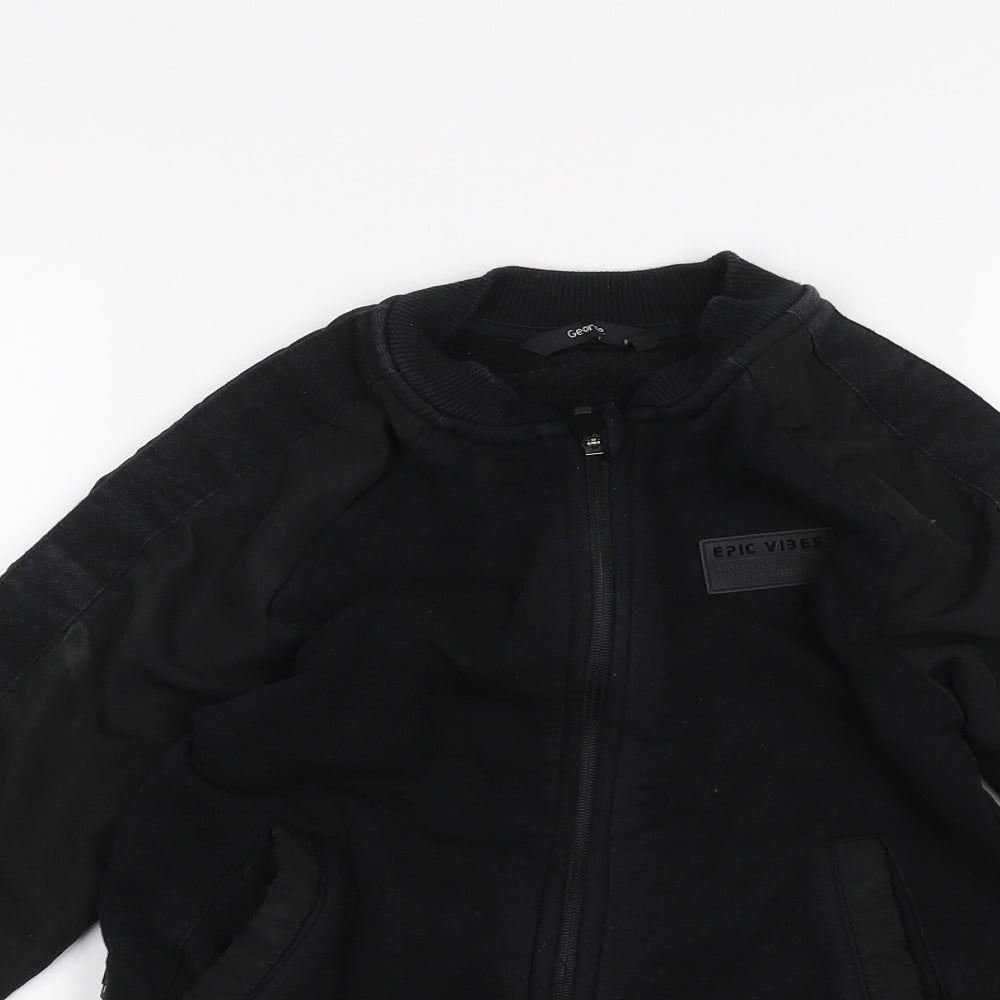 George Boys Black   Jacket  Size 8-9 Years