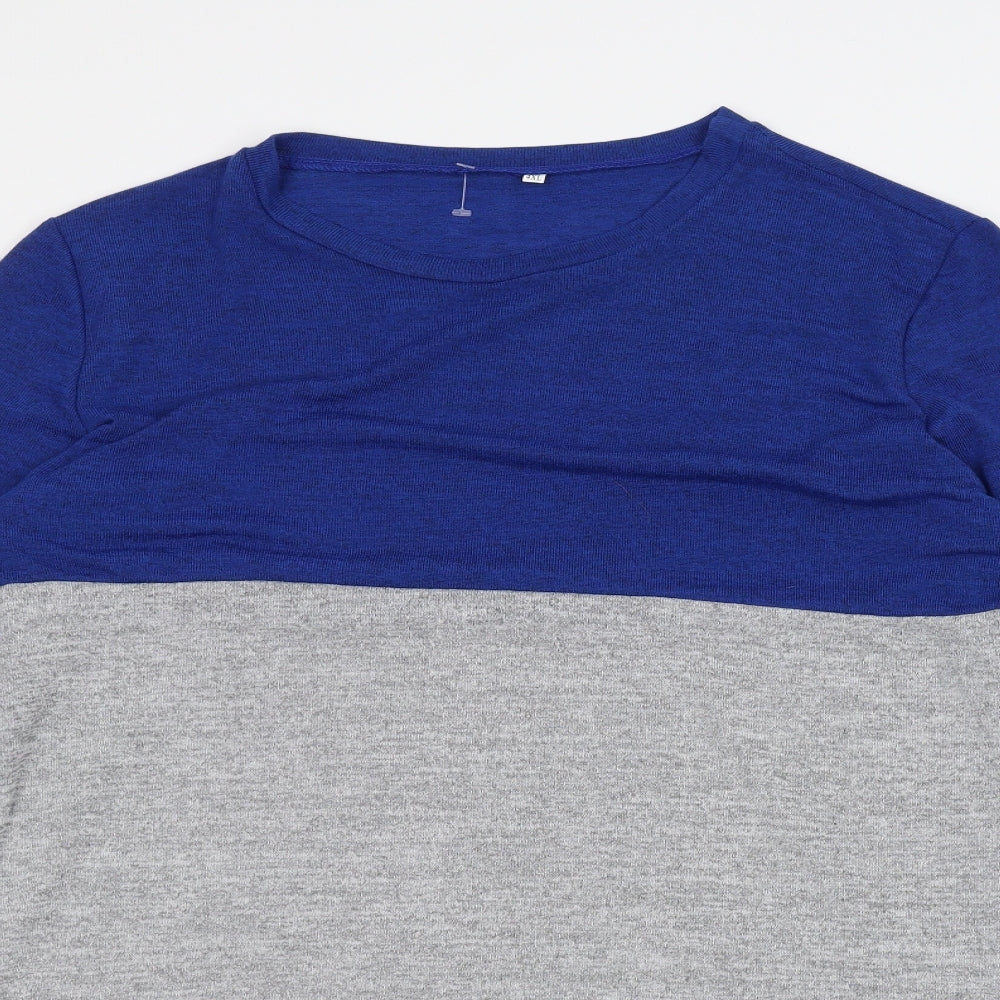 Preworn Womens Grey   Basic T-Shirt Size 4XL