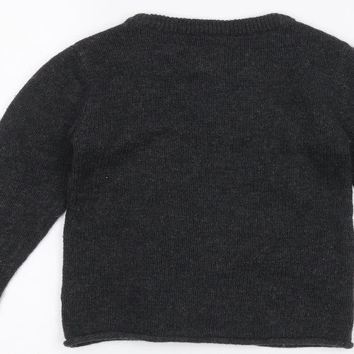 TU Girls Black   Pullover Jumper Size 3-4 Years