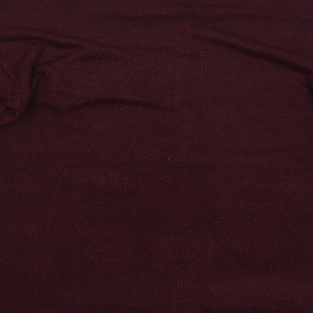 Pep&CO Womens Red   Pullover Jumper Size 12  - Floral Pocket Pattern