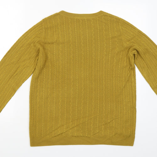 TU Womens Gold   Pullover Jumper Size 14