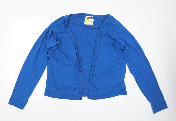 Burton Womens Blue Cardigan Jumper Size XL