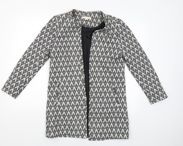 H&M Womens Black   Jacket Coat Size 8
