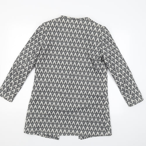 H&M Womens Black   Jacket Coat Size 8