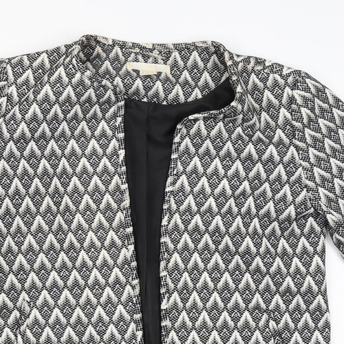 H&M Womens Black   Jacket Coat Size 8