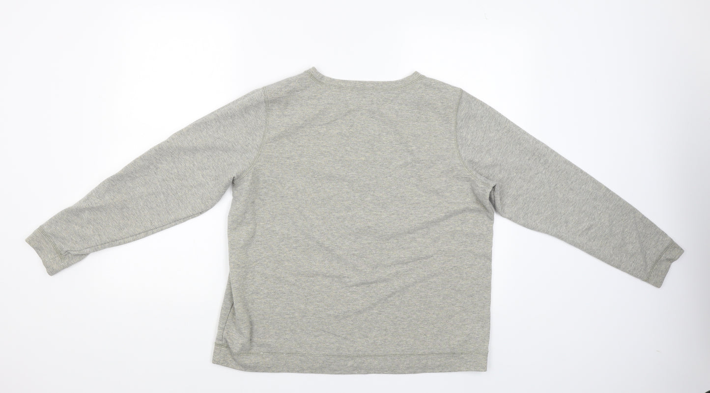Nutmeg Womens Grey   Pullover Jumper Size 12