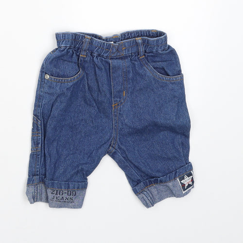 Twinning Boys Black   Cargo Jeans Size 3-6 Months