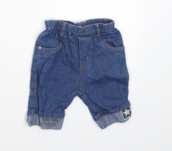 Twinning Boys Black   Cargo Jeans Size 3-6 Months