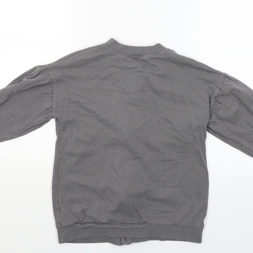 George Girls Grey   Full Zip Jumper Size 12-13 Years