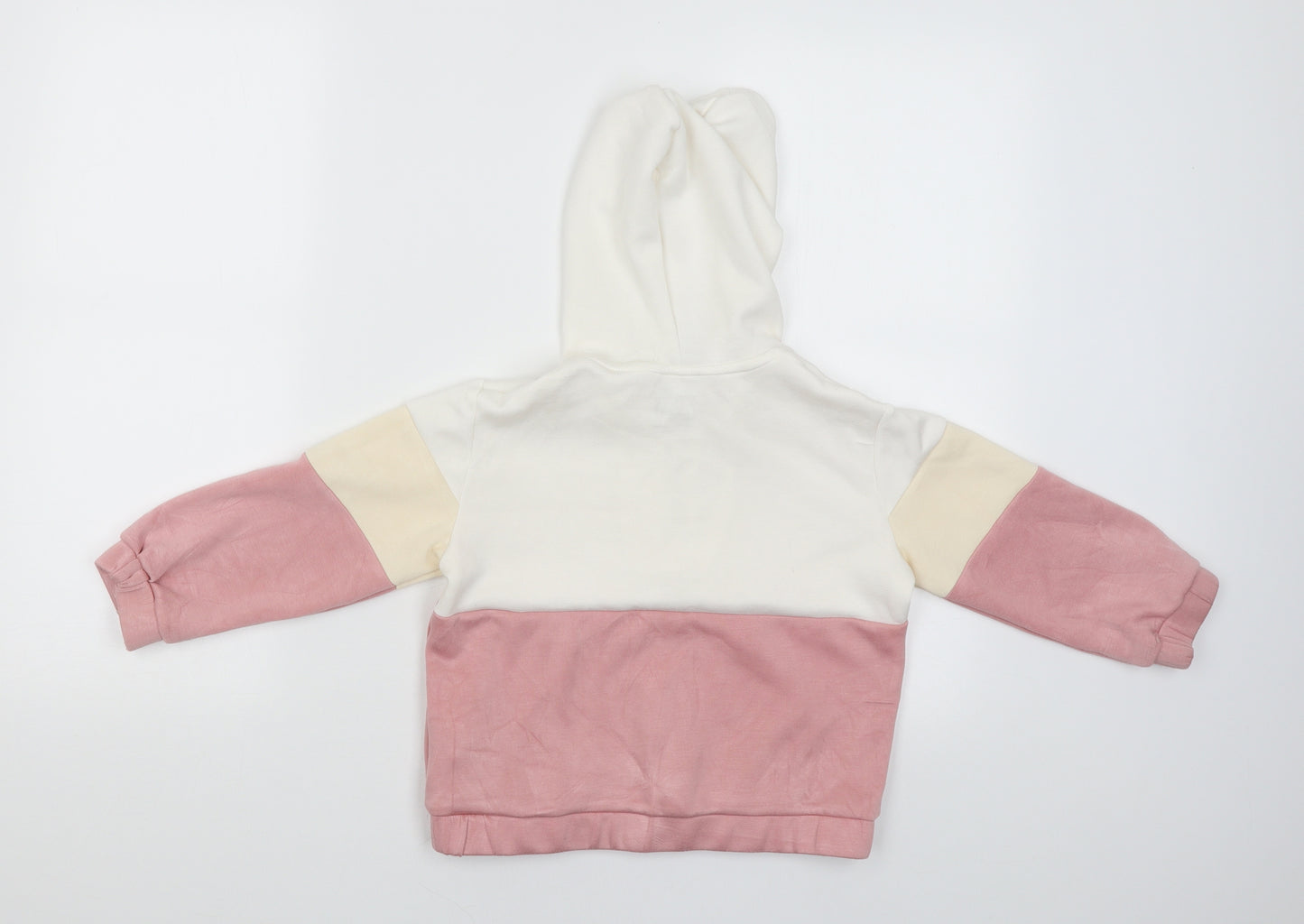 Zara Boys White   Pullover Hoodie Size 6-7 Years