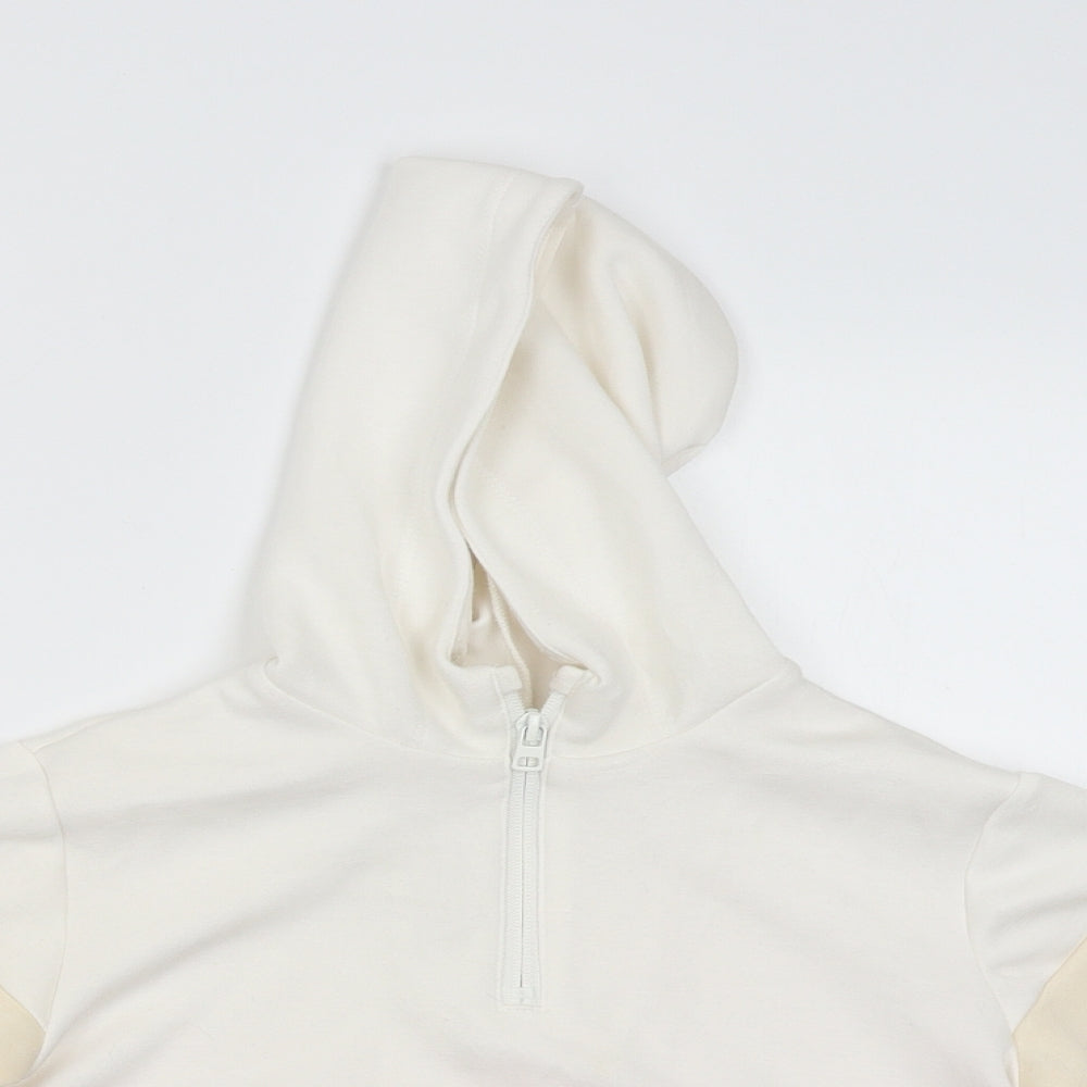 Zara Boys White   Pullover Hoodie Size 6-7 Years