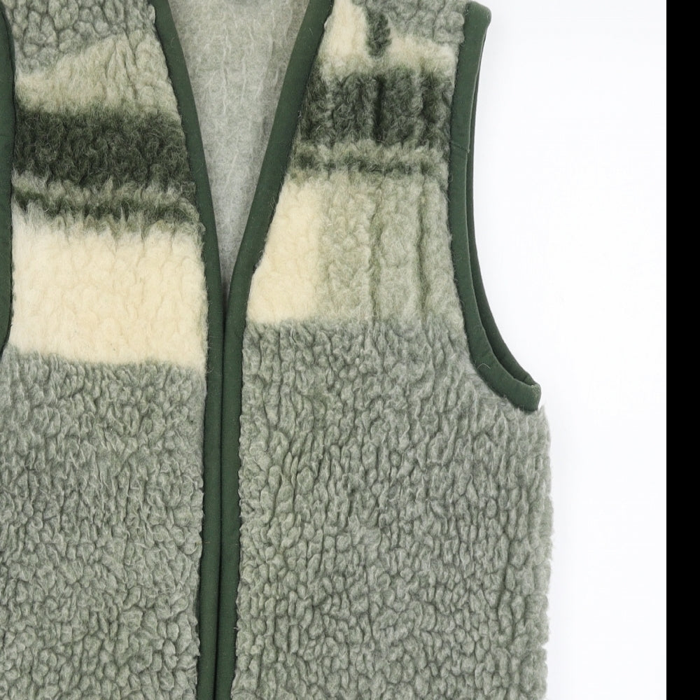 Swierk Mens Green   Trench Coat Waistcoat Size S  - Farmer waistcoat
