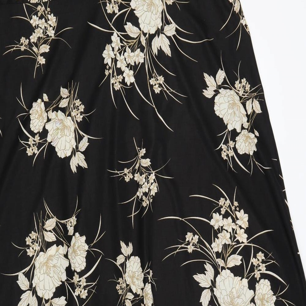 F&F Womens Black Floral  Tank Dress  Size 26
