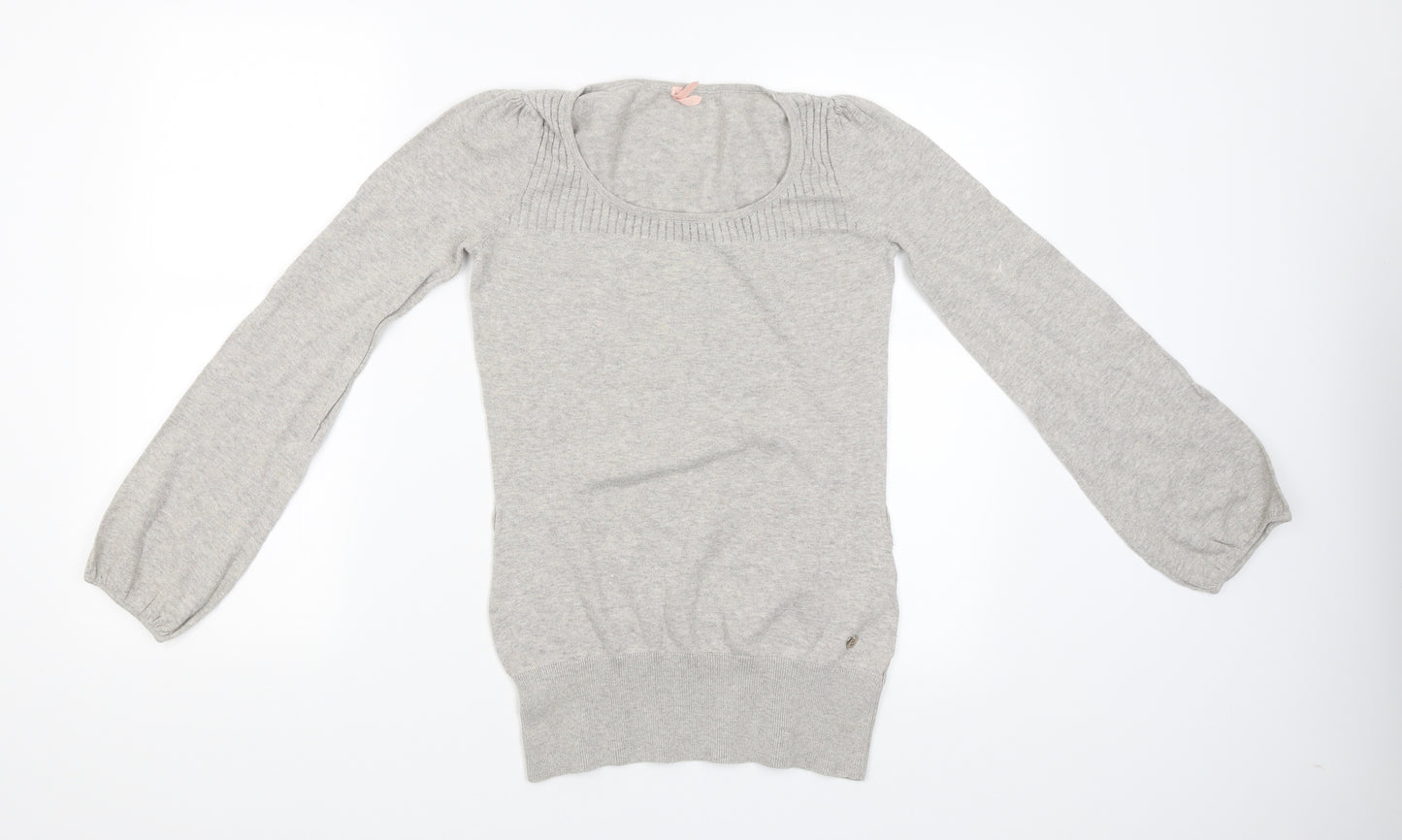Miso Womens Grey   Pullover Jumper Size S