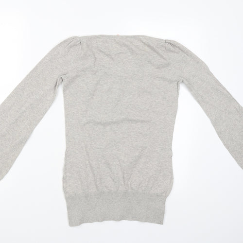Miso Womens Grey   Pullover Jumper Size S