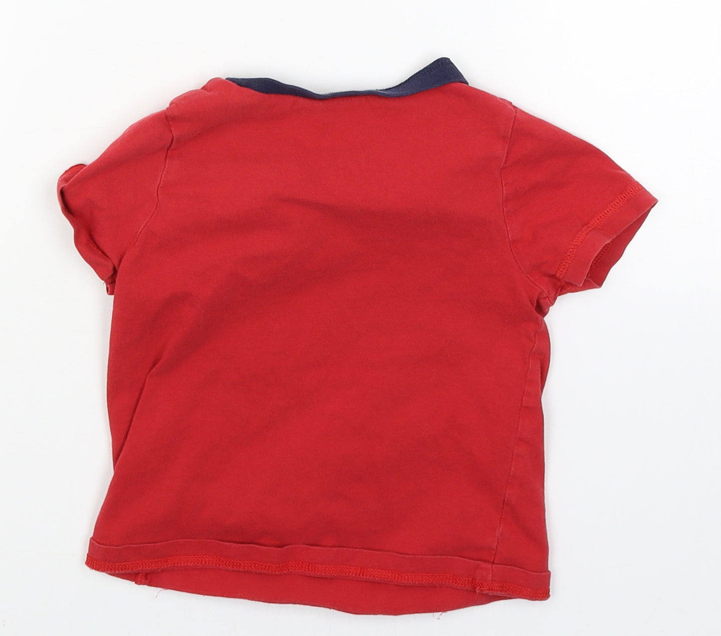 George Boys Red   Basic T-Shirt Size 3-4 Years  - Cool Dude
