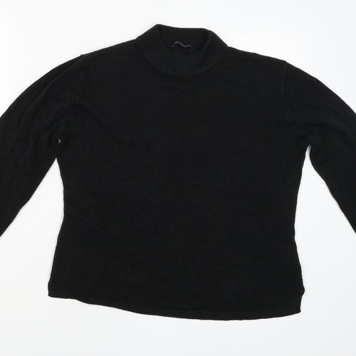 Sarah Hamilton Womens Black   Pullover Jumper Size L
