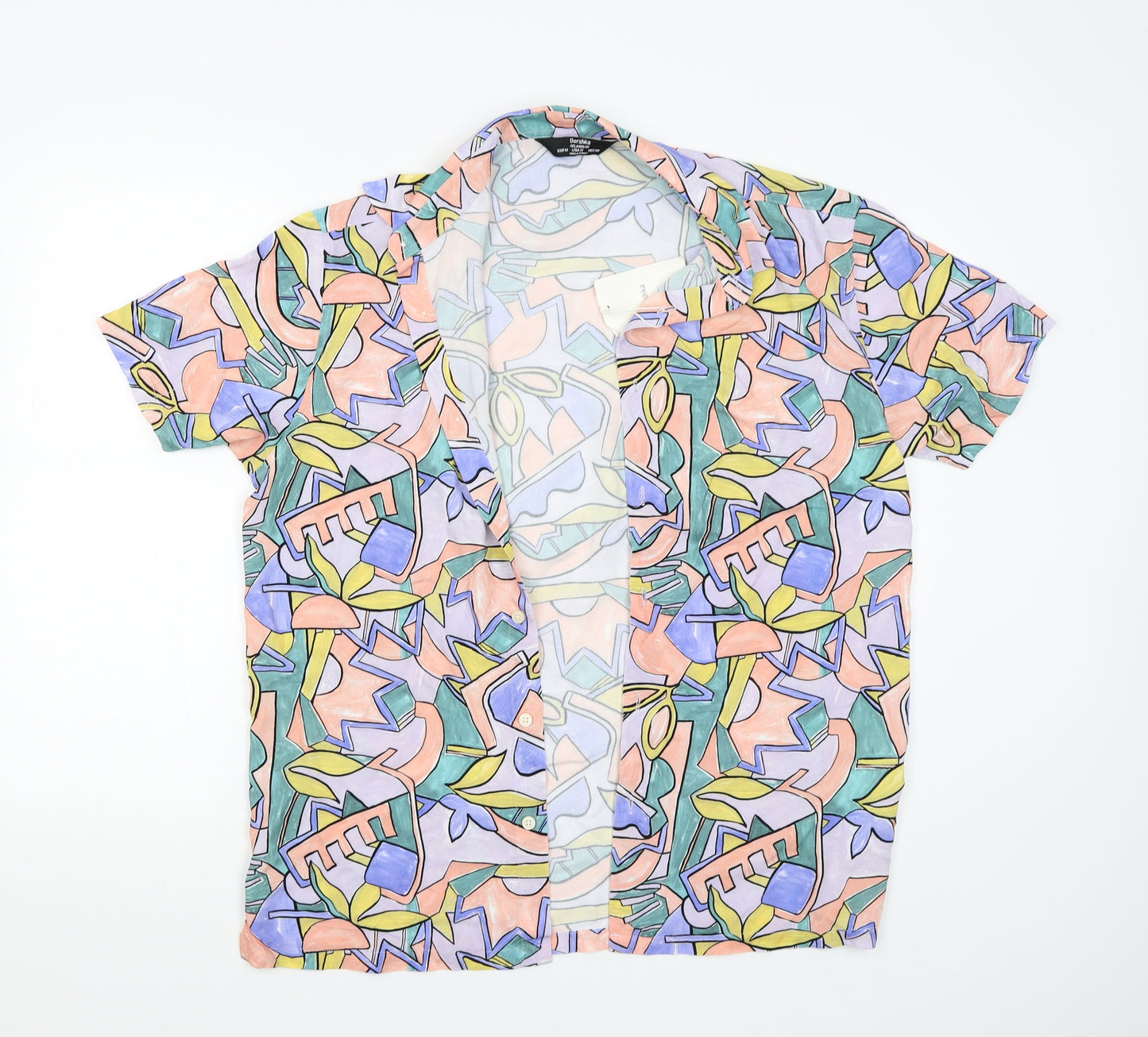 Berkshka Womens Multicoloured   Basic Button-Up Size M