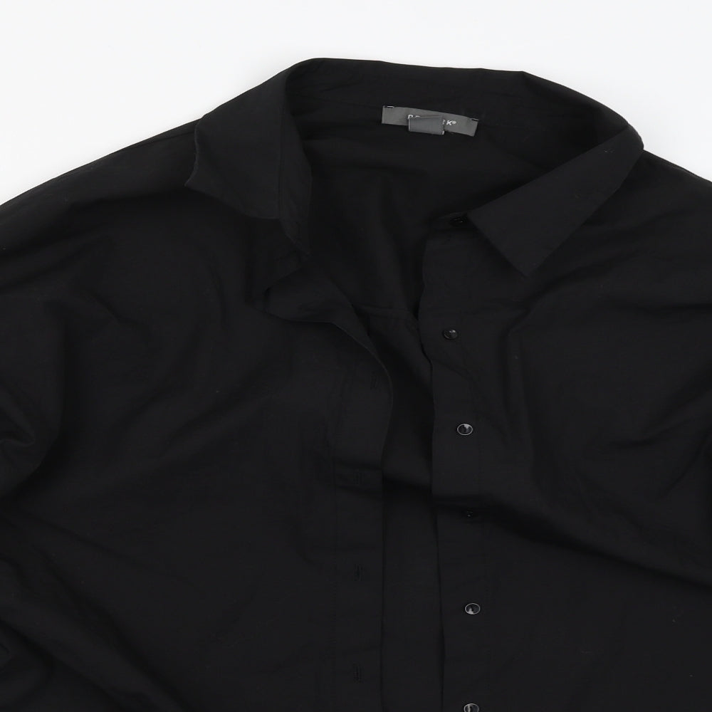 Primark Womens Black   Basic Button-Up Size 20