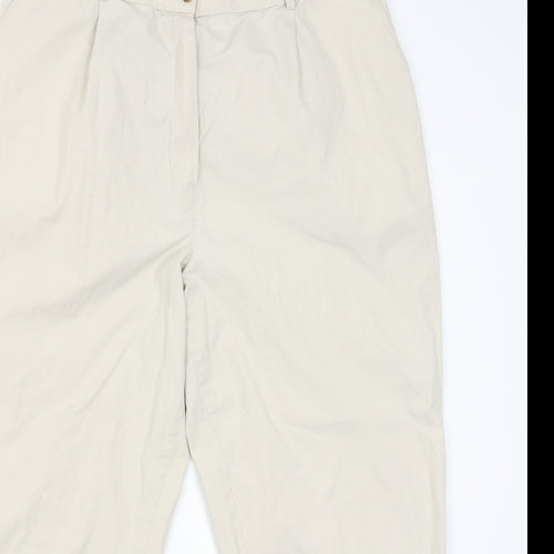 Marks and Spencer Mens Beige   Capri Trousers Size 18 L25 in