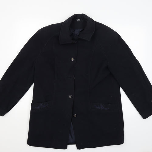 Preworn Womens Blue   Jacket Coat Size 12