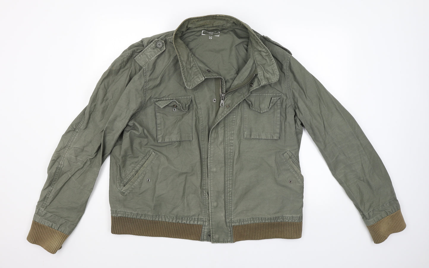 New Look Womens Green   Jacket Coat Size 2XL