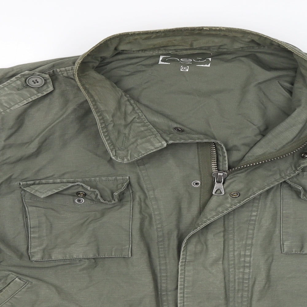 New Look Womens Green   Jacket Coat Size 2XL