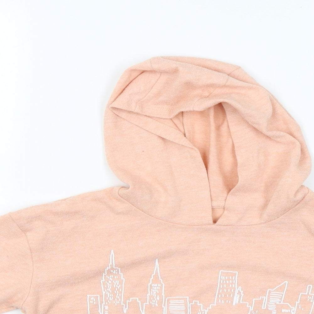 George Girls Pink   Pullover Hoodie Size 8-9 Years  - Friends