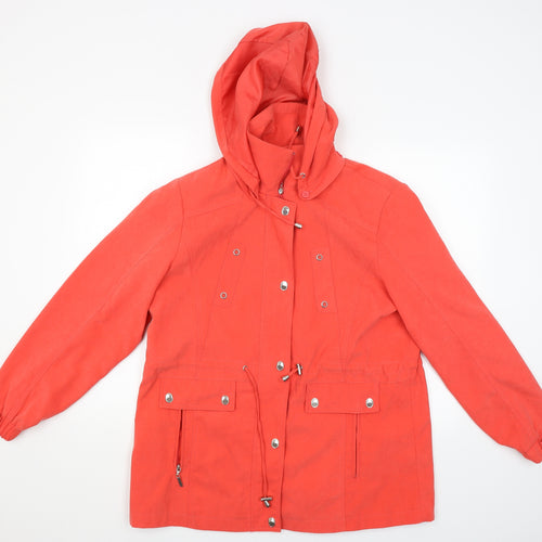 JBC Womens Red   Jacket Coat Size 16