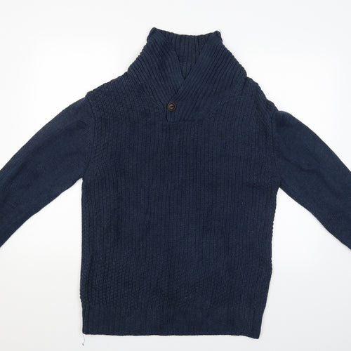 Peacocks Womens Blue   Pullover Jumper Size M