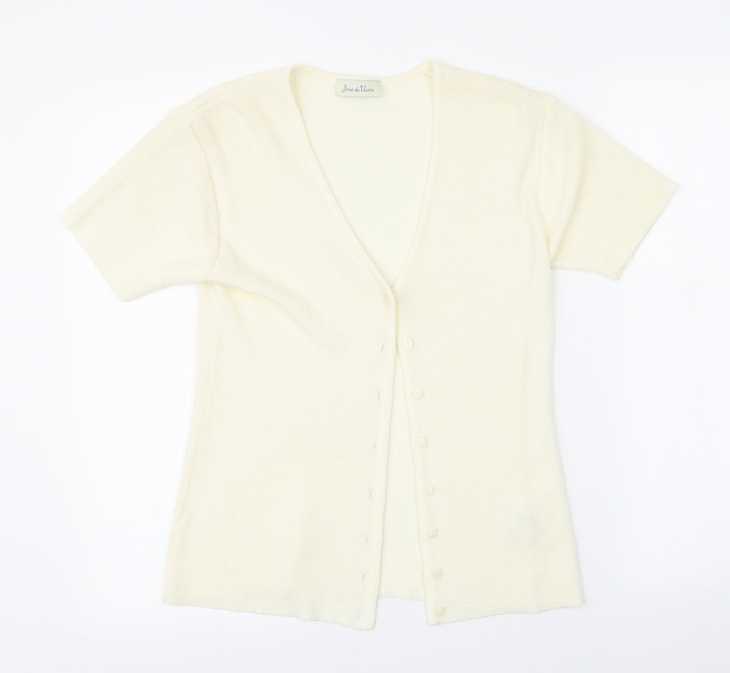 Joie de Vivre Womens Yellow   Cardigan Jumper Size M