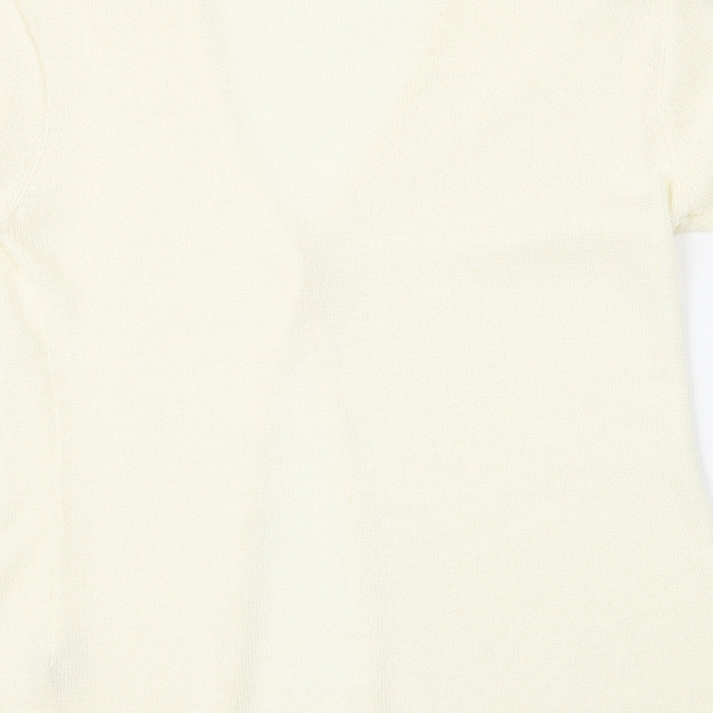 Joie de Vivre Womens Yellow   Cardigan Jumper Size M