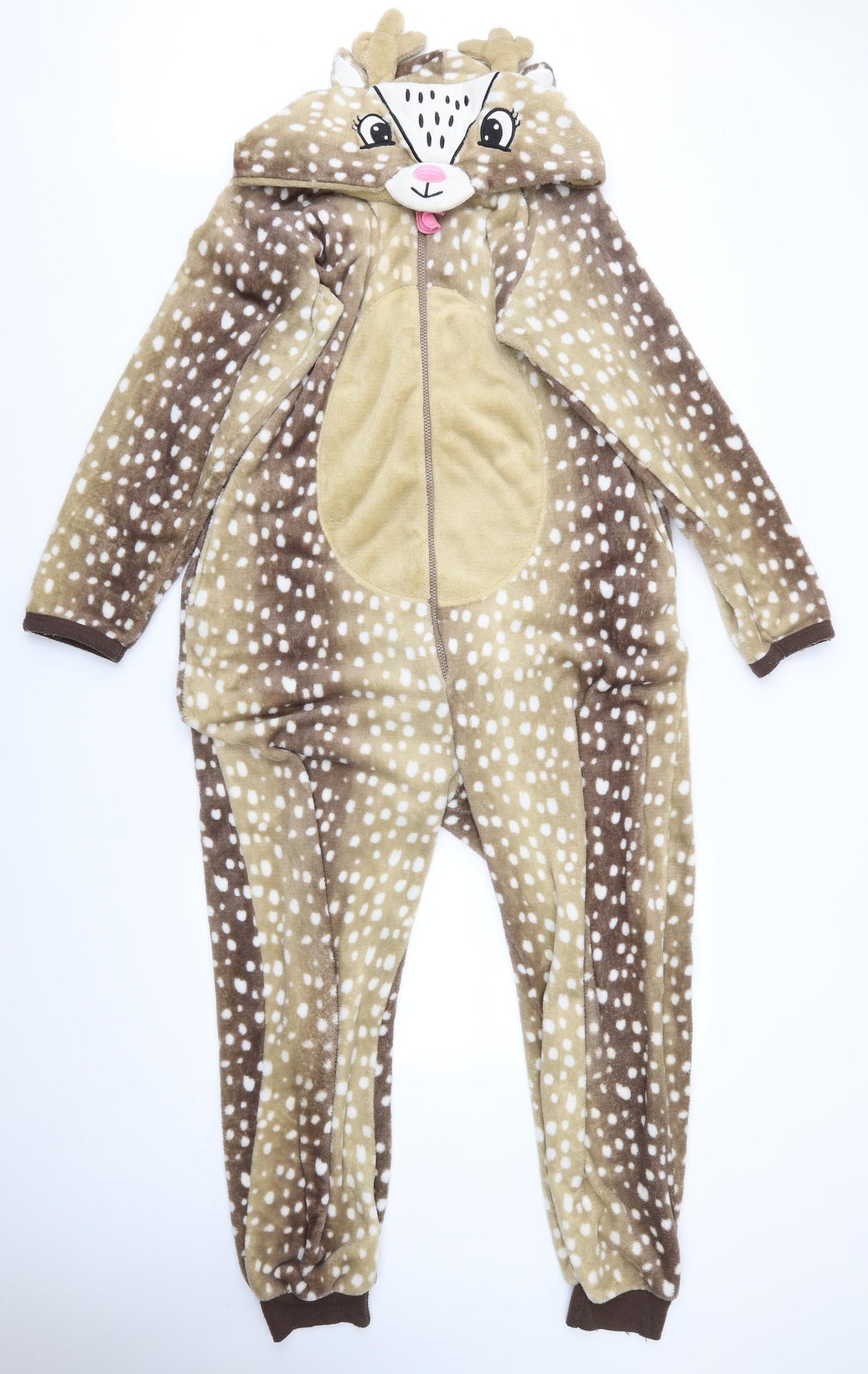 Love to Lounge Womens Brown Polka Dot   One Piece Size M  - Reindeer