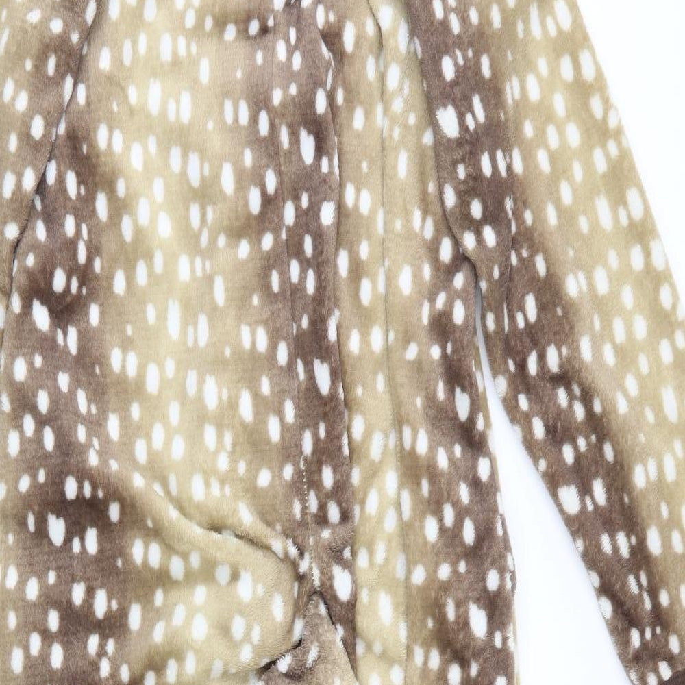 Love to Lounge Womens Brown Polka Dot   One Piece Size M  - Reindeer