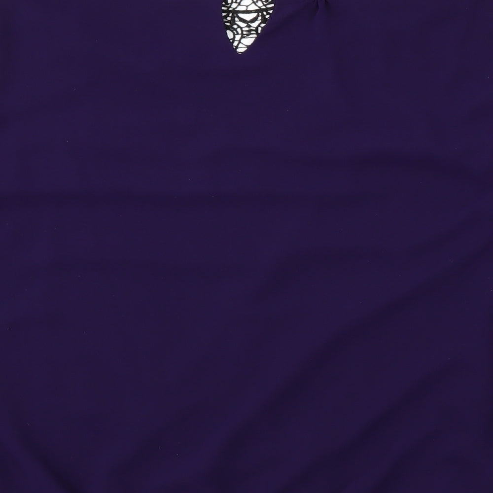 Julien Macdonald Womens Purple   Basic Blouse Size 16