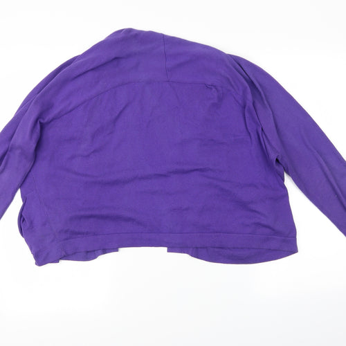 Limited Collection Womens Purple   Cardigan Jumper Size L