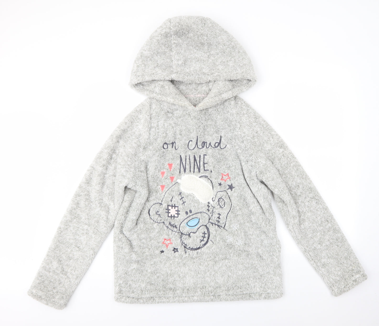 M&S Womens Grey   Pullover Hoodie Size 10  - Cloud Nine