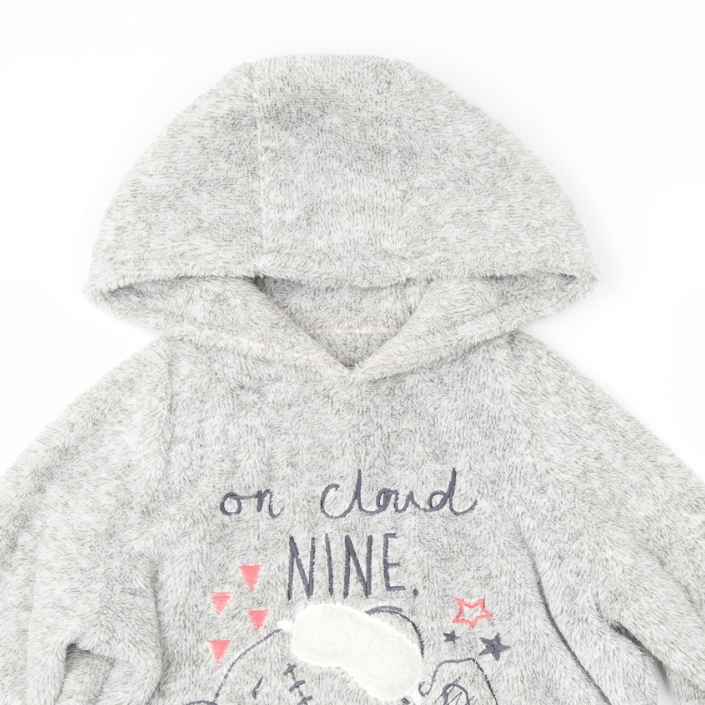 M&S Womens Grey   Pullover Hoodie Size 10  - Cloud Nine