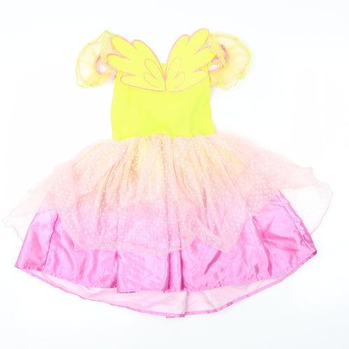 TU Girls Multicoloured Spotted  A-Line  Size 5-6 Years