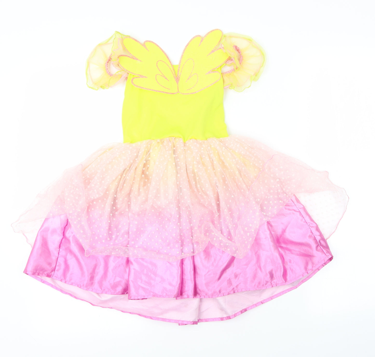 TU Girls Multicoloured Spotted  A-Line  Size 5-6 Years