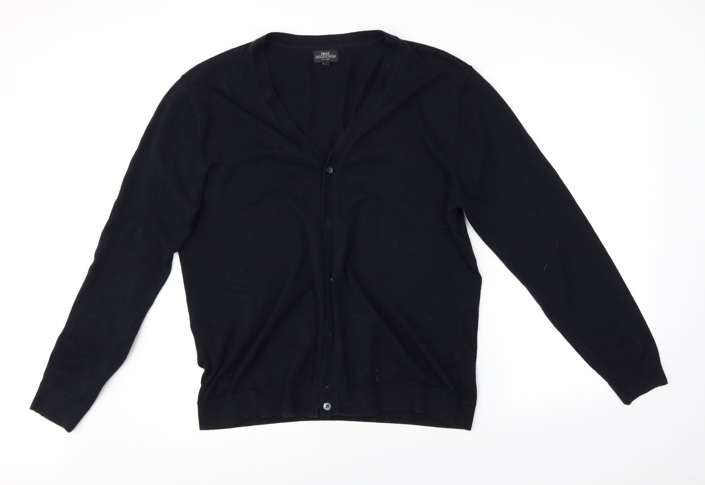 NEXT Mens Blue   Cardigan Jumper Size L