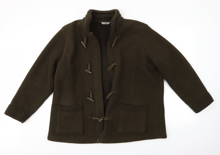 M&S Womens Green   Jacket Coat