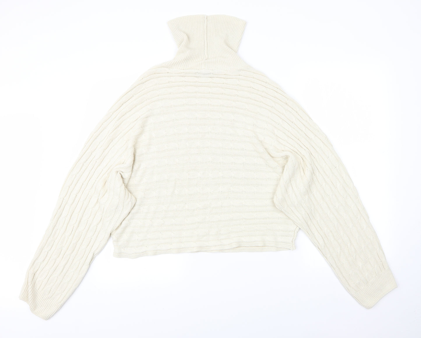 New Look Womens Beige Striped  Pullover Jumper Size L