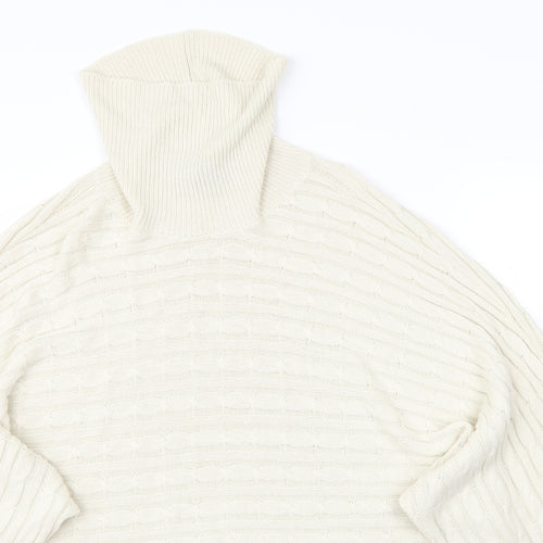 New Look Womens Beige Striped  Pullover Jumper Size L